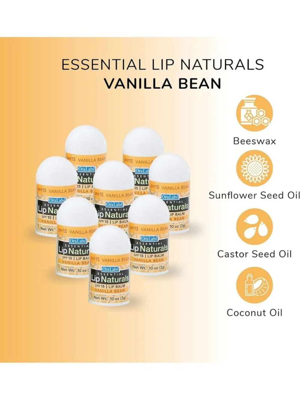 Mini Lip Balm Set, SPF 15, Hydrating & Nourishing, 50 Count Display